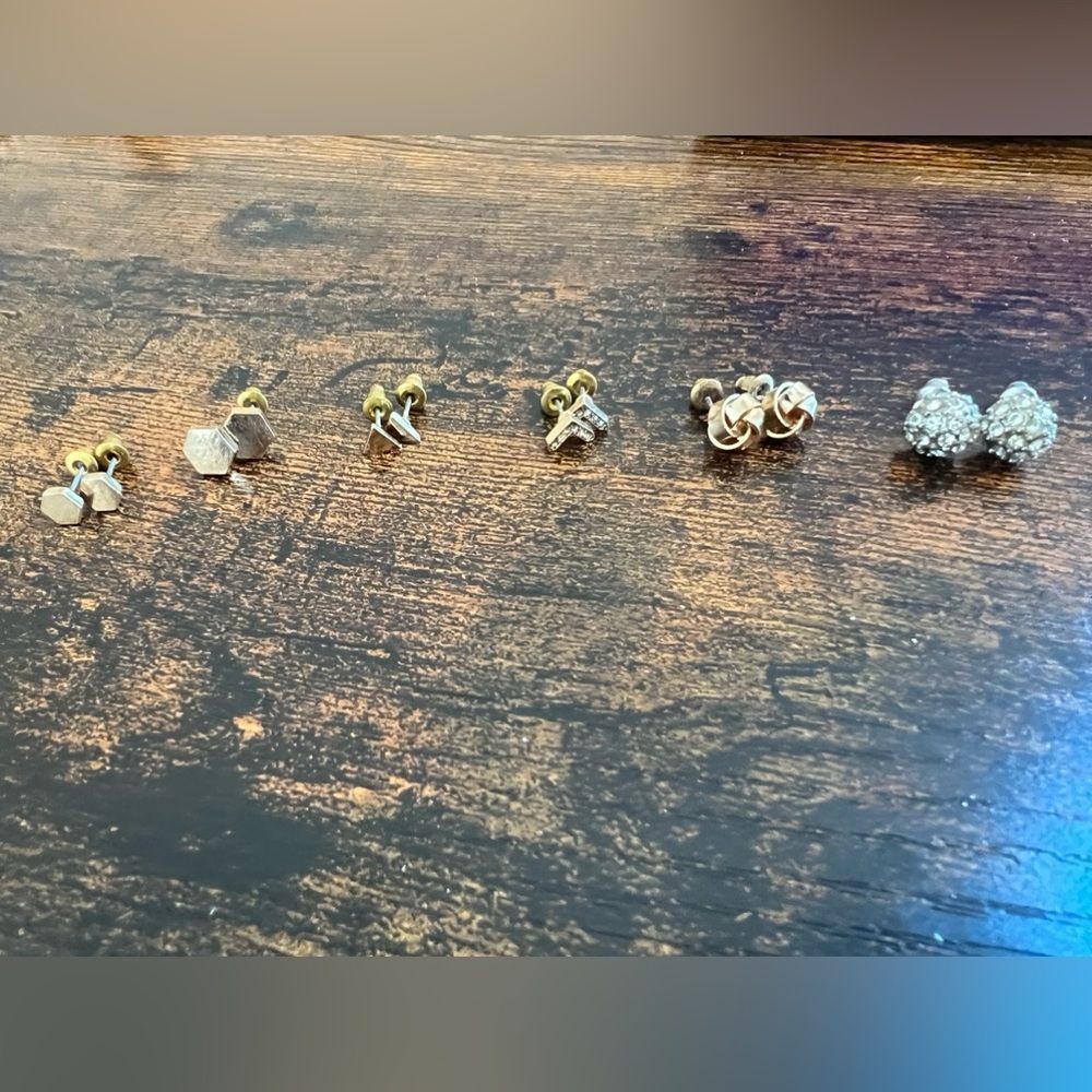 Earrings stud bundle. All purchased from Nordstrom.
